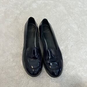 Dansko‎ Womens Size US 7.5 EU 38 Debra Loafer Blue Patent Leather Comfort Slipon